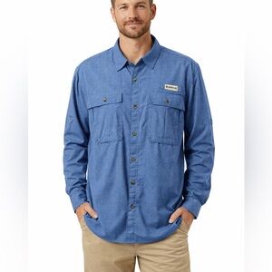 Magellan Outdoors Angler Fit Fish Gear Shirt SZ M